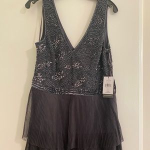 Adrianna Papell Tiered Gown
